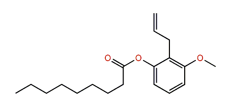 2-Allyl-3-methoxyphenyl nonanoate